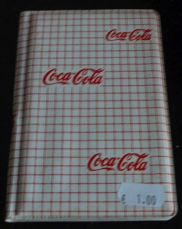 2123-2 € 1,50 coca cola notitieblokje 9x13cm